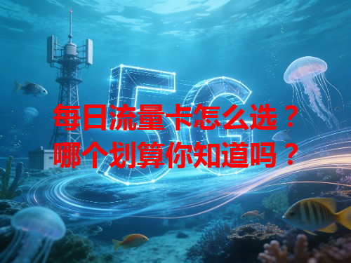 每日流量卡怎么选？哪个划算你知道吗？
