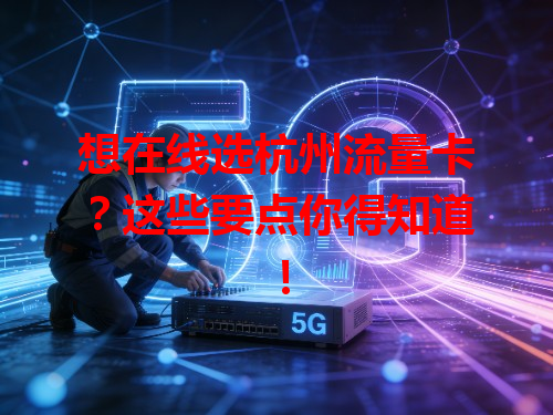 想在线选杭州流量卡？这些要点你得知道！