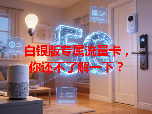 白银版专属流量卡，你还不了解一下？