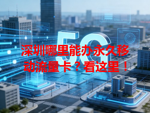 深圳哪里能办永久移动流量卡？看这里！