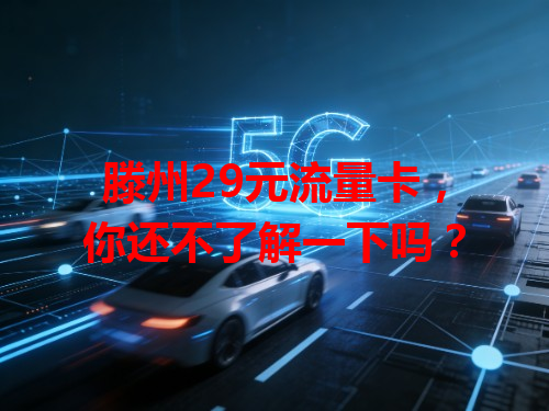 滕州29元流量卡，你还不了解一下吗？