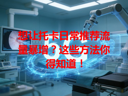 想让托卡日常推荐流量暴增？这些方法你得知道！