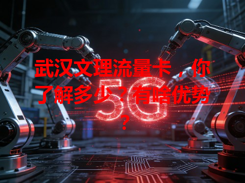 武汉文理流量卡，你了解多少？有啥优势？