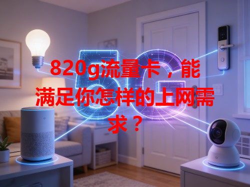820g流量卡，能满足你怎样的上网需求？