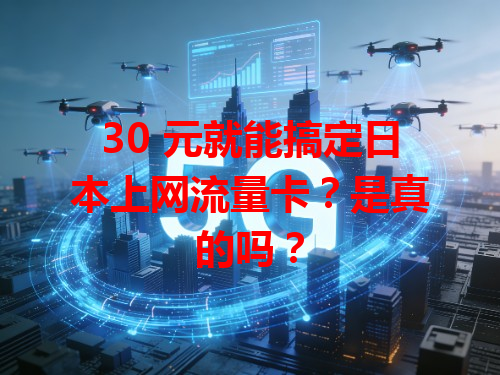30 元就能搞定日本上网流量卡？是真的吗？
