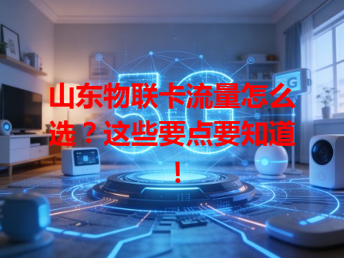 山东物联卡流量怎么选？这些要点要知道！