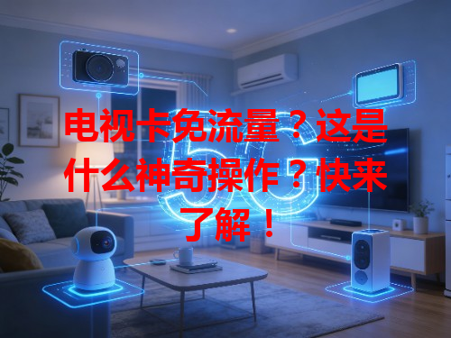 电视卡免流量？这是什么神奇操作？快来了解！