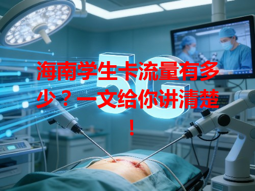 海南学生卡流量有多少？一文给你讲清楚！