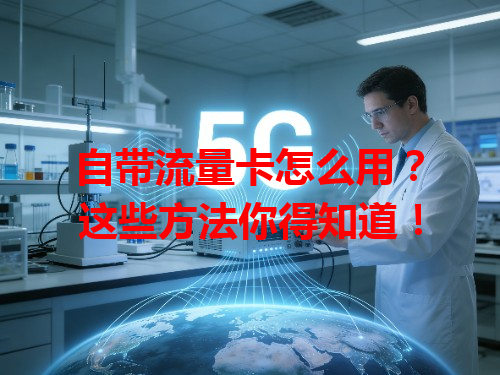 自带流量卡怎么用？这些方法你得知道！