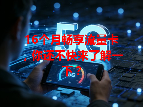16个月畅享流量卡，你还不快来了解一下？