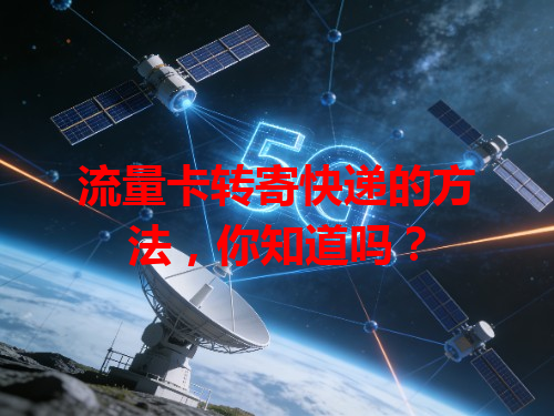流量卡转寄快递的方法，你知道吗？