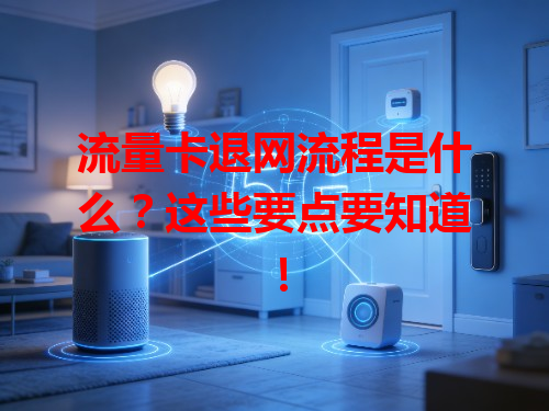 流量卡退网流程是什么？这些要点要知道！