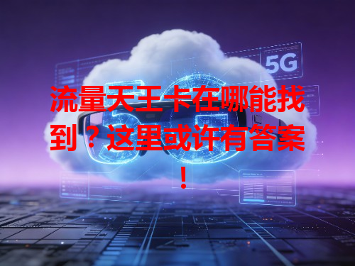 流量天王卡在哪能找到？这里或许有答案！