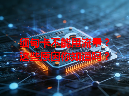 缅甸卡不能用流量？这些原因你知道吗？