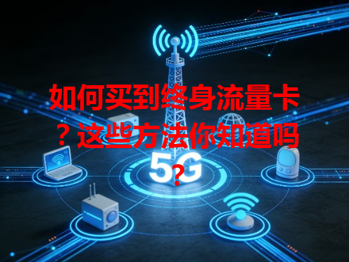 如何买到终身流量卡？这些方法你知道吗？