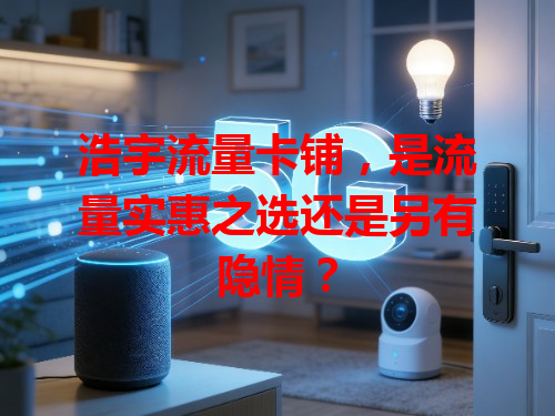 浩宇流量卡铺，是流量实惠之选还是另有隐情？