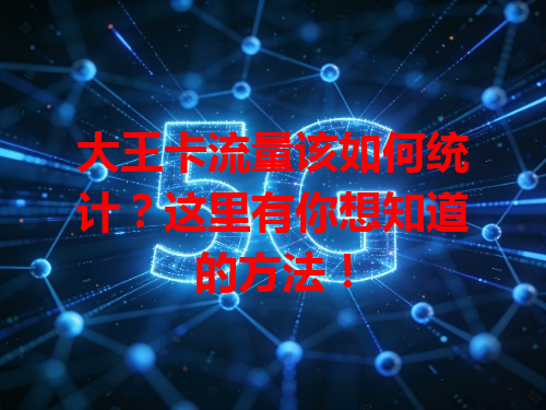 大王卡流量该如何统计？这里有你想知道的方法！