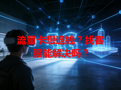 流量卡想退钱？找客服能解决吗？