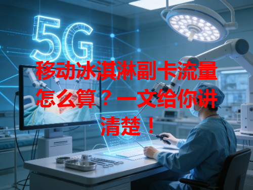 移动冰淇淋副卡流量怎么算？一文给你讲清楚！