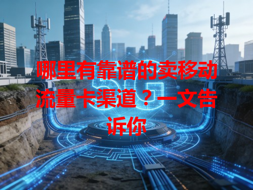 哪里有靠谱的卖移动流量卡渠道？一文告诉你