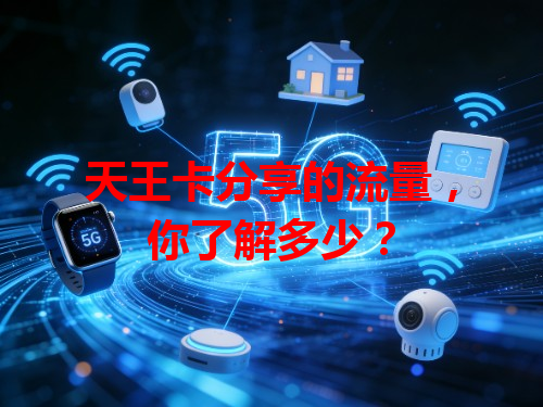 天王卡分享的流量，你了解多少？