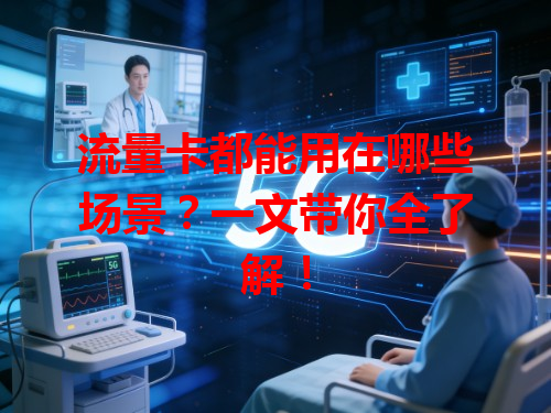 流量卡都能用在哪些场景？一文带你全了解！