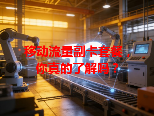 移动流量副卡套餐，你真的了解吗？