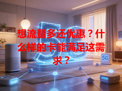 想流量多还优惠？什么样的卡能满足这需求？