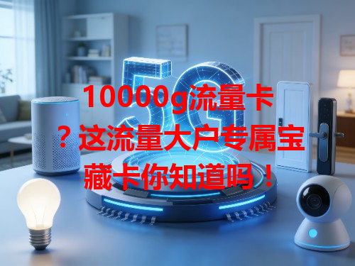 10000g流量卡？这流量大户专属宝藏卡你知道吗！