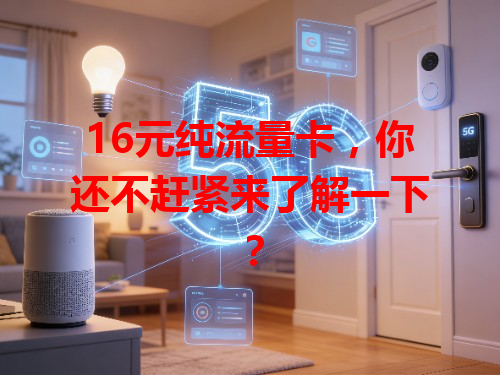 16元纯流量卡，你还不赶紧来了解一下？
