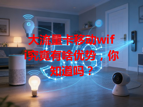 大流量卡移动wifi究竟有啥优势，你知道吗？