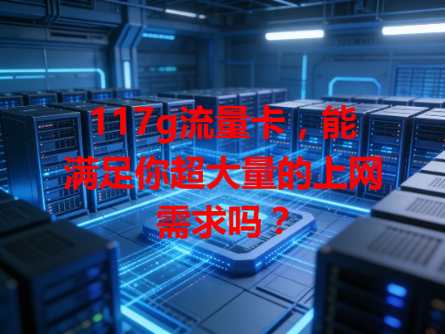 117g流量卡，能满足你超大量的上网需求吗？