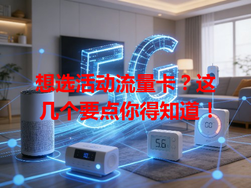 想选活动流量卡？这几个要点你得知道！