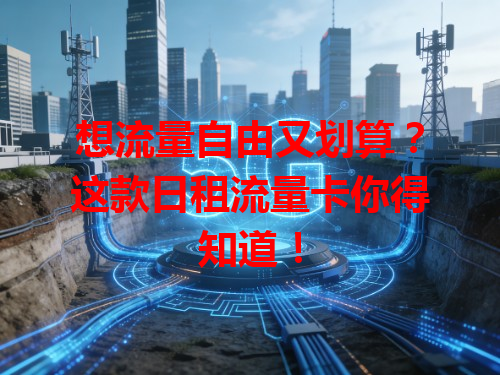 想流量自由又划算？这款日租流量卡你得知道！