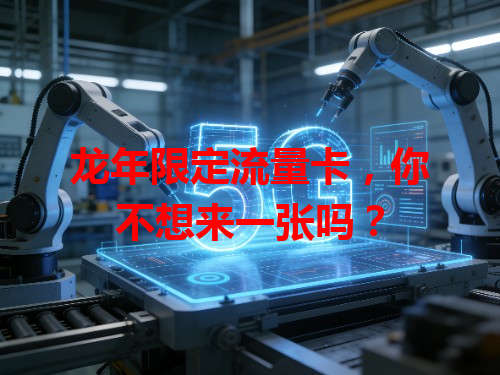 龙年限定流量卡，你不想来一张吗？