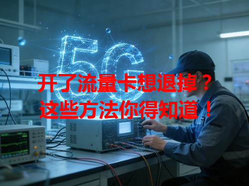 开了流量卡想退掉？这些方法你得知道！