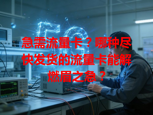 急需流量卡？哪种尽快发货的流量卡能解燃眉之急？