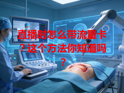 直播时怎么带流量卡？这个方法你知道吗？