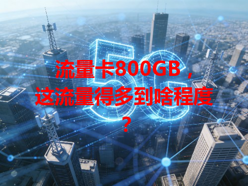 流量卡800GB，这流量得多到啥程度？