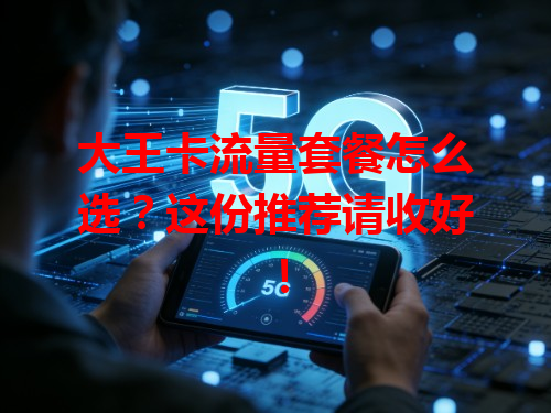大王卡流量套餐怎么选？这份推荐请收好！