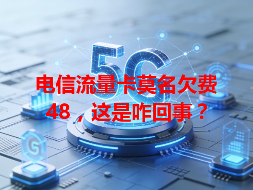 电信流量卡莫名欠费48，这是咋回事？