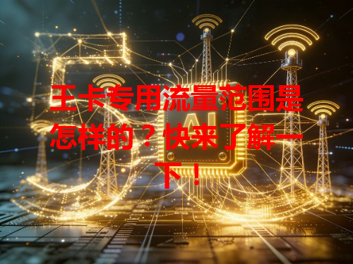 王卡专用流量范围是怎样的？快来了解一下！
