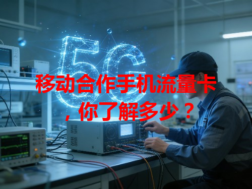 移动合作手机流量卡，你了解多少？