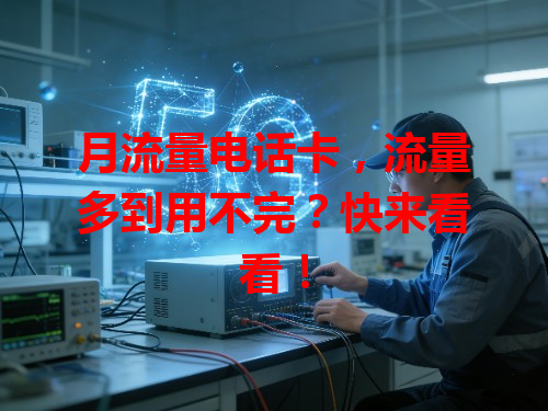 月流量电话卡，流量多到用不完？快来看看！