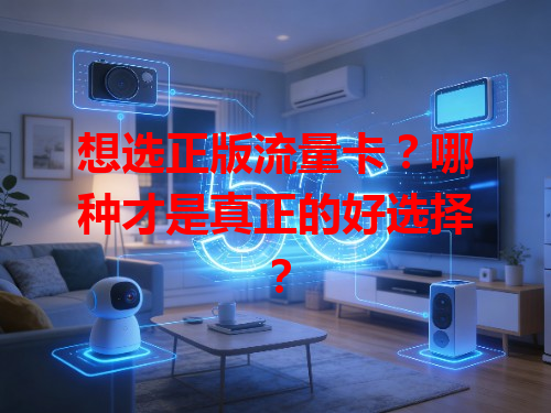 想选正版流量卡？哪种才是真正的好选择？