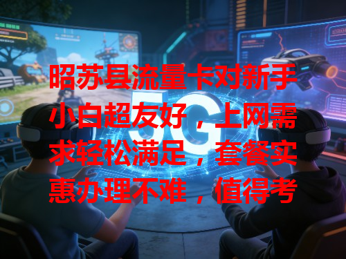 昭苏县流量卡对新手小白超友好，上网需求轻松满足，套餐实惠办理不难，值得考虑？