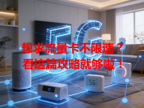 想求流量卡不限速？看这篇攻略就够啦！