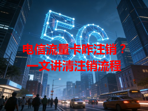 电信流量卡咋注销？一文讲清注销流程