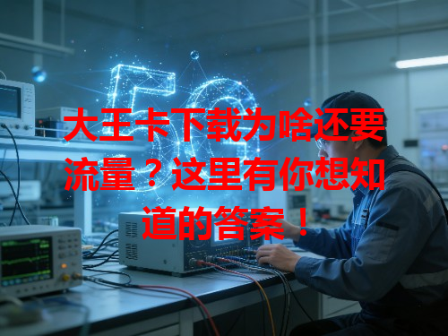 大王卡下载为啥还要流量？这里有你想知道的答案！
