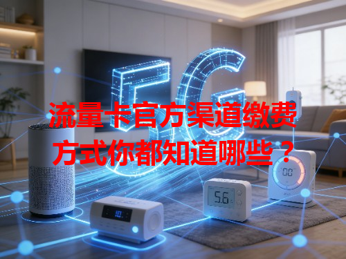 流量卡官方渠道缴费方式你都知道哪些？